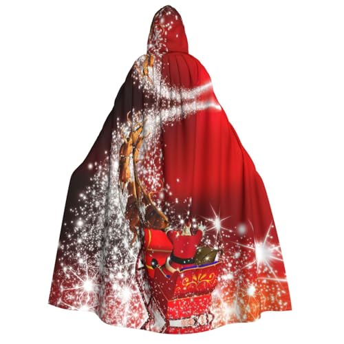 EdWal Kapuzenumhang mit Weihnachtsmotiv, Deluxe-Umhang für Erwachsene, langlebig, Cosplay, Halloween, Party, Hexenkostüm EdWal Kapuzenumhang mit Weihnachtsmotiv, Deluxe-Umhang für Erwachsene, langlebig, Cosplay, Halloween, Party, Hexenkostüm von EdWal