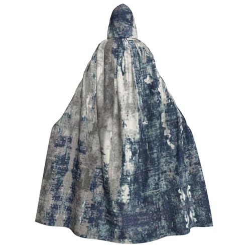 EdWal Kapuzenumhang mit abstraktem blauem Druck, Deluxe-Umhang für Erwachsene, langlebig, Cosplay, Halloween, Party, Hexenkostüm EdWal Kapuzenumhang mit abstraktem blauem Druck, Deluxe-Umhang für Erwachsene, langlebig, Cosplay, Halloween, Party, Hexenkostüm von EdWal