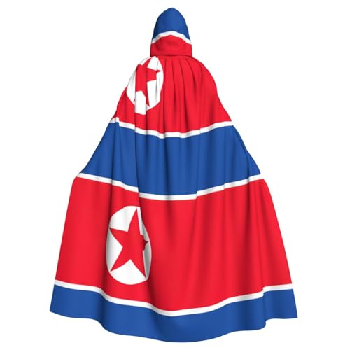 EdWal Kapuzenumhang mit koreanischer Flagge, Unisex, Erwachsene, Umhang, Uniform, Kapuzenmantel, für Halloween, Cosplay-Kostüme von EdWal