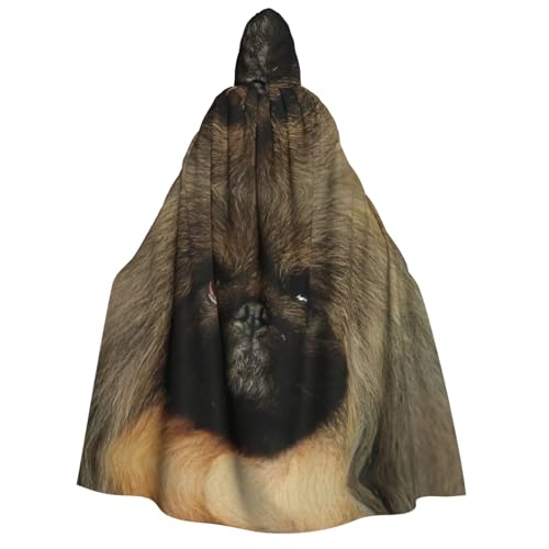EdWal Kapuzenumhang mit süßem Pekinese-Druck, Deluxe-Umhang für Erwachsene, langlebig, Cosplay, Halloween, Party, Hexenkostüm EdWal Kapuzenumhang mit süßem Pekinese-Druck, Deluxe-Umhang für Erwachsene, langlebig, Cosplay, Halloween, Party, Hexenkostüm von EdWal