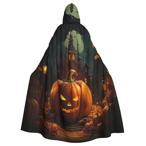 EdWal Kürbis Halloween Print Unisex Erwachsene Kapuzenumhang Umhang Uniform Kapuzenmantel für Halloween Cosplay Kostüme EdWal Kürbis Halloween Print Unisex Erwachsene Kapuzenumhang Umhang Uniform Kapuzenmantel für Halloween Cosplay Kostüme von EdWal