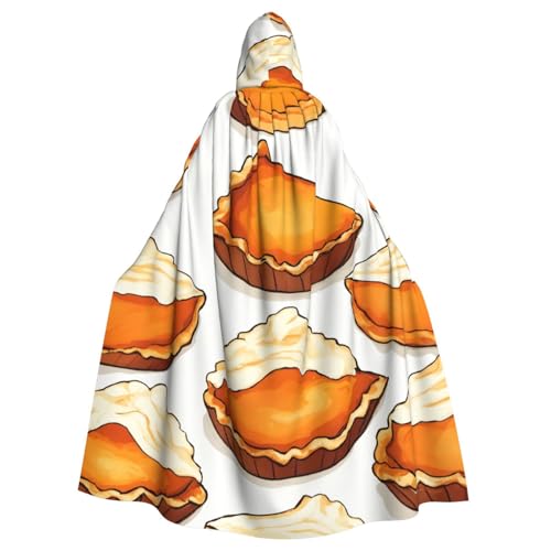 EdWal Lebensmitteldruck Druck Unisex Erwachsene Kapuzenumhang Umhang Uniform Kapuzenmantel für Halloween Cosplay Kostüme von EdWal
