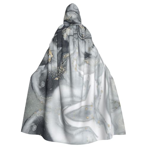 EdWal Orientalischer Marmor-Stein-Druck, Unisex, Erwachsene, Kapuzenumhang, Uniform, Kapuzenmantel, für Halloween, Cosplay-Kostüme von EdWal