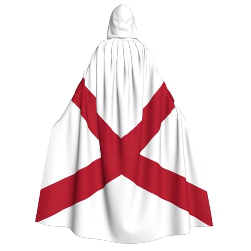 EdWal Umhang mit Kapuze und Alabama-Staatsflagge, Deluxe-Umhang für Erwachsene, langlebig, Cosplay, Halloween, Party, Hexenkostüm EdWal Umhang mit Kapuze und Alabama-Staatsflagge, Deluxe-Umhang für Erwachsene, langlebig, Cosplay, Halloween, Party, Hexenkostüm von EdWal