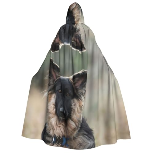 EdWal Umhang mit Kapuze und deutschem Schäferhund, Deluxe-Umhang für Erwachsene, langlebig, Cosplay, Halloween, Party, Hexenkostüm EdWal Umhang mit Kapuze und deutschem Schäferhund, Deluxe-Umhang für Erwachsene, langlebig, Cosplay, Halloween, Party, Hexenkostüm von EdWal