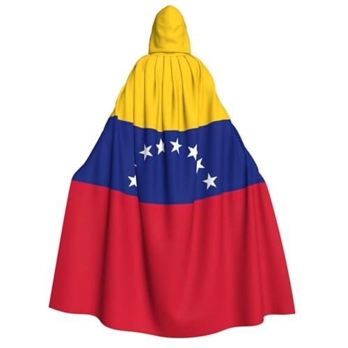 EdWal Umhang mit der Flagge von Venezuela, Deluxe-Umhang für Erwachsene, langlebig, Cosplay, Halloween, Party, Hexenkostüm EdWal Umhang mit der Flagge von Venezuela, Deluxe-Umhang für Erwachsene, langlebig, Cosplay, Halloween, Party, Hexenkostüm von EdWal