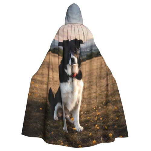 EdWal Welpen-Hunde-Aufdruck, Unisex, Erwachsene, Kapuzenumhang, Uniform, Kapuzenmantel, für Halloween, Cosplay-Kostüme von EdWal