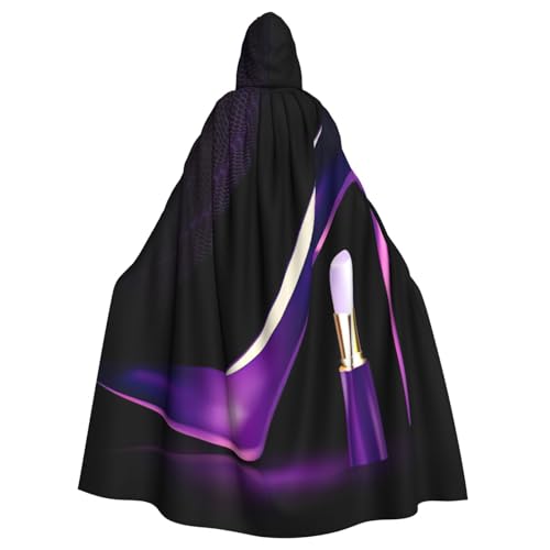 Elegante violette High Heels mit Lippenstift-Druck, Unisex, Erwachsene, Kapuzenumhang, Uniform, Kapuzenmantel, für Halloween, Cosplay-Kostüme Elegante violette High Heels mit Lippenstift-Druck, Unisex, Erwachsene, Kapuzenumhang, Uniform, Kapuzenmantel, für Halloween, Cosplay-Kostüme von EdWal