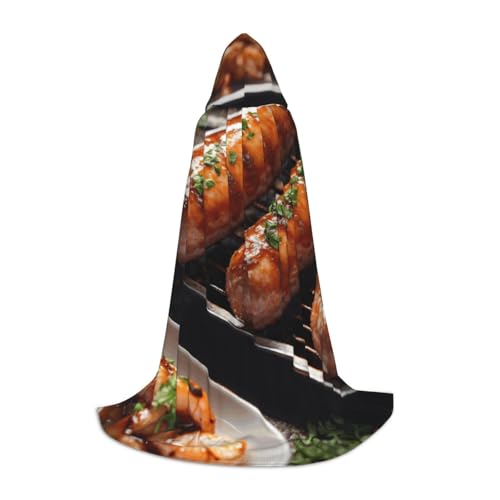 Fast-Food-Druck, Zauberer-Robe, Halloween, Umhang, Mittelalterliche Renaissance, Cosplay, Weihnachten, Party-Outfits Fast-Food-Druck, Zauberer-Robe, Halloween, Umhang, Mittelalterliche Renaissance, Cosplay, Weihnachten, Party-Outfits von EdWal