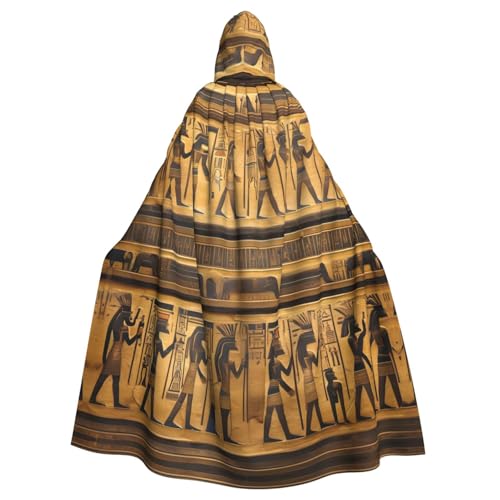 Kapuzenumhang mit Ägypten-Hieroglyphen, Halloween-Umhang für Party, Cosplay, Kostüme, Zauberer, Kapuzenmantel Kapuzenumhang mit Ägypten-Hieroglyphen, Halloween-Umhang für Party, Cosplay, Kostüme, Zauberer, Kapuzenmantel von EdWal