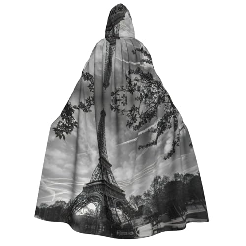 Kapuzenumhang mit Eiffelturm-Muster, Deluxe-Umhang für Erwachsene, langlebig, Cosplay, Halloween, Party, Hexenkostüm Kapuzenumhang mit Eiffelturm-Muster, Deluxe-Umhang für Erwachsene, langlebig, Cosplay, Halloween, Party, Hexenkostüm von EdWal