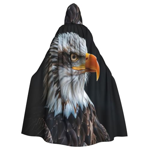 Weißkopfseeadler-Druck, Unisex, Erwachsene, Kapuzenumhang, Uniform, Kapuzenmantel, für Halloween, Cosplay-Kostüme Weißkopfseeadler-Druck, Unisex, Erwachsene, Kapuzenumhang, Uniform, Kapuzenmantel, für Halloween, Cosplay-Kostüme von EdWal