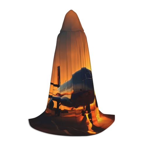 Zauberer-Bademantel mit Kapuze im Flugzeug bei Sonnenuntergang, Halloween, Mittelalter, Renaissance, Cosplay, Weihnachten, Party-Outfits Zauberer-Bademantel mit Kapuze im Flugzeug bei Sonnenuntergang, Halloween, Mittelalter, Renaissance, Cosplay, Weihnachten, Party-Outfits von EdWal