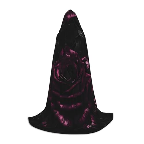 Zauberer-Robe mit Kapuze im Gothic-Stil, Rosen-Druck, Halloween-Umhang, Mittelalter, Renaissance, Cosplay, Weihnachten, Party-Outfits Zauberer-Robe mit Kapuze im Gothic-Stil, Rosen-Druck, Halloween-Umhang, Mittelalter, Renaissance, Cosplay, Weihnachten, Party-Outfits von EdWal