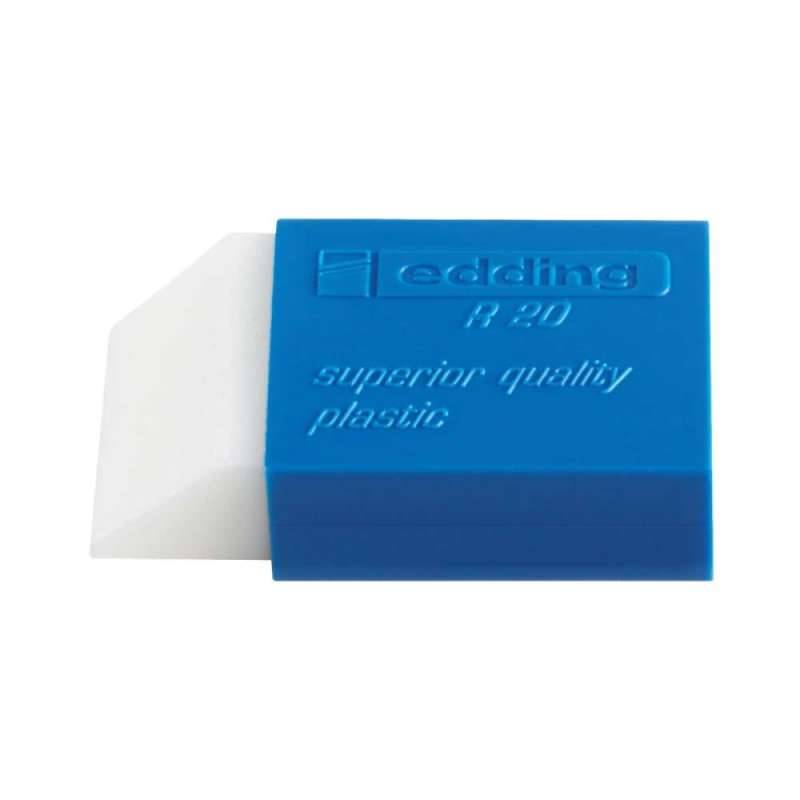 EDDING Radiergummi DR20, R20 und 2er-Set für Blei und Tinte, Sets Einzeln, Ausführung Bleiradierer von Edding