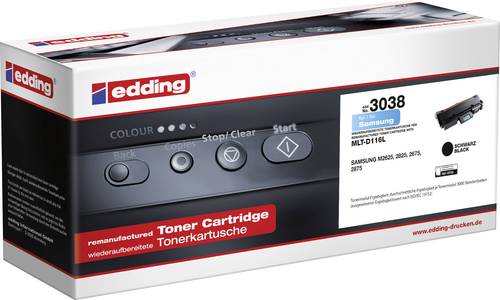 Edding Toner ersetzt Samsung MLT-D116S, MLT-D116L Kompatibel Schwarz 3000 Seiten 3038 von Edding