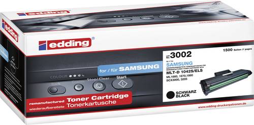 Edding Toner ersetzt Samsung MLT-D1042S Kompatibel Schwarz 1500 Seiten EDD-3002 von Edding