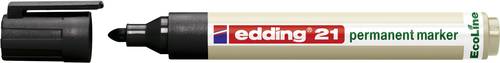 Edding 21 permanent marker EcoLine 4-21001 Permanentmarker Schwarz wasserfest: Ja von Edding