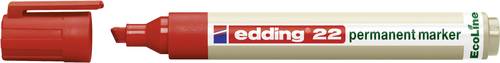 Edding 22 permanent marker EcoLine 4-22002 Permanentmarker Rot wasserfest: Ja von Edding