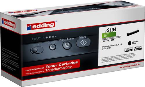 Edding EDD-2194 Toner ersetzt HP 17A (CF217A) Schwarz Kompatibel Toner von Edding