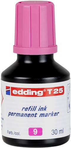 Edding Nachfülltinte Marker 4-T25009 Rosa 30ml 4-T25009 von Edding