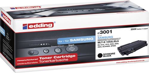 Edding Toner ersetzt Samsung MLT-D1052L Kompatibel Schwarz 2500 Seiten EDD-3001 von Edding
