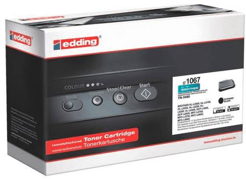 Edding Toner ersetzt Brother TN-3480 Kompatibel Schwarz 8000 Seiten EDD-1067 von Edding