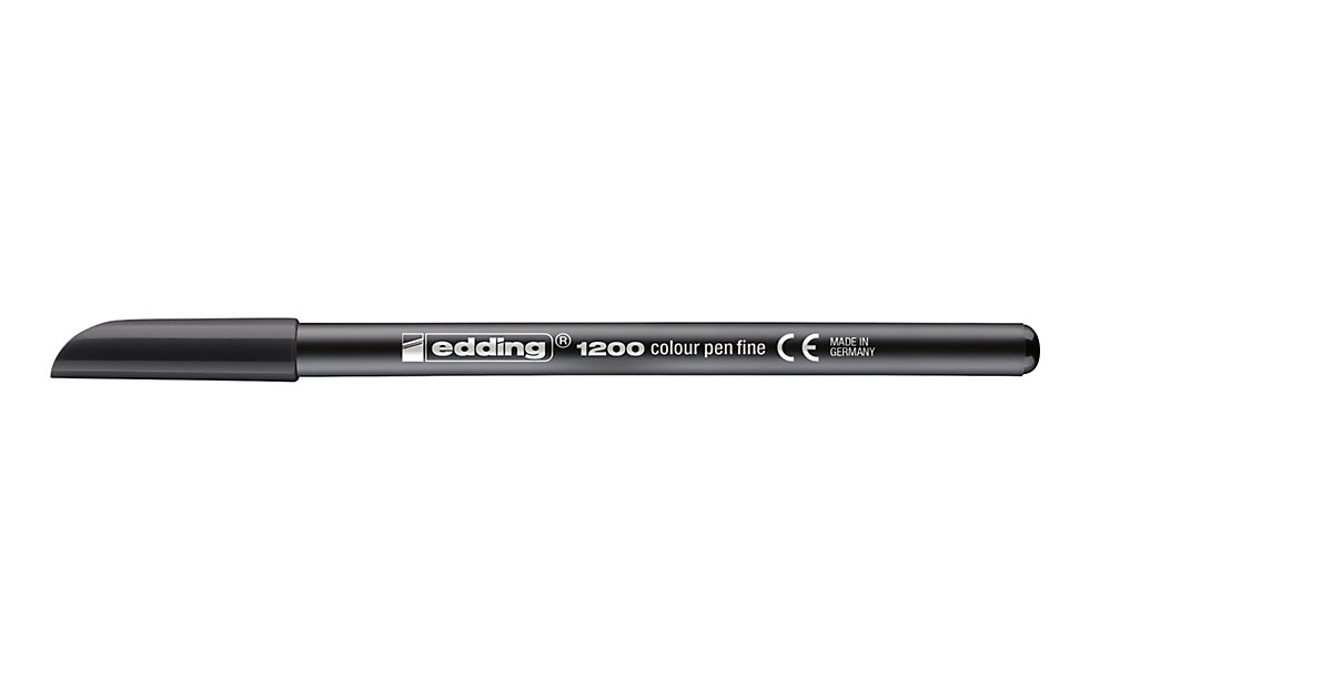 Fasermaler 1200 schwarz, Strichstärke: ca. 1 mm Fasermaler 1200 schwarz, Strichstärke: ca. 1 mm von Edding