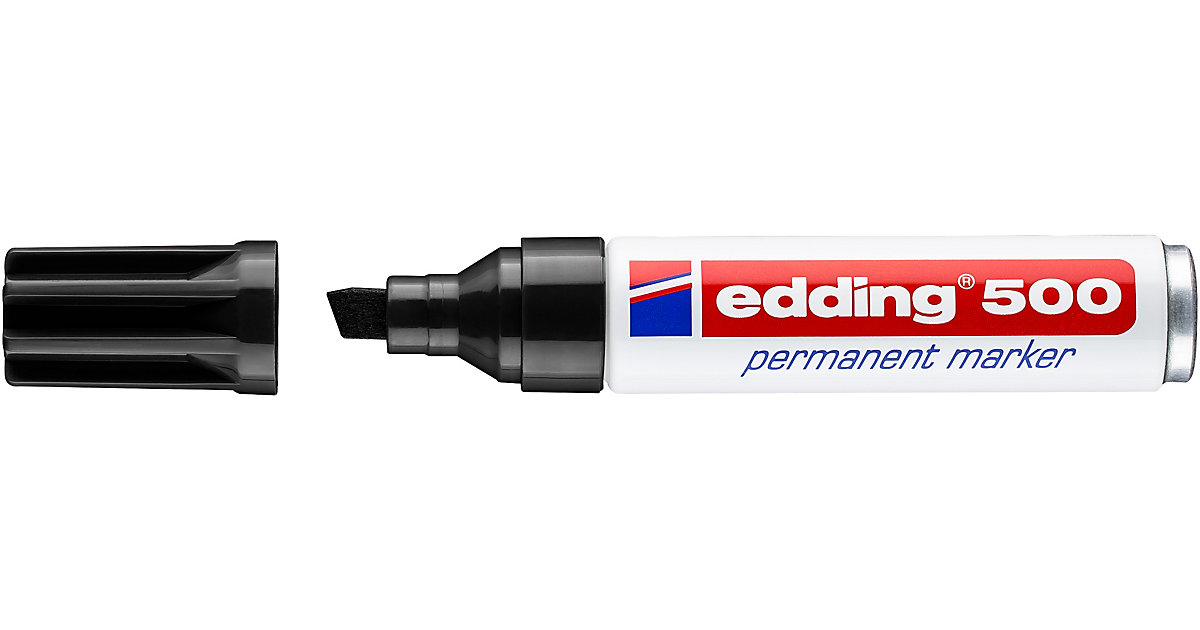 Permanentmarker edding 500, nachfüllbar, 2 - 7 mm, schwarz Permanentmarker edding 500, nachfüllbar, 2 - 7 mm, schwarz von Edding