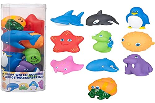 Eddy Toys 35319 Badespielzeug, Meerestiere, 10 Stück Eddy Toys 35319 Badespielzeug, Meerestiere, 10 Stück von Eddy Toys