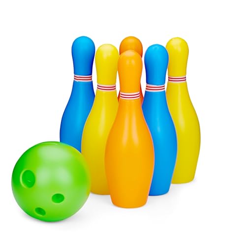Eddy Toys Bowlingset Spielzeug - Spielset - Kegelspiel - 8 Stücke Eddy Toys Bowlingset Spielzeug - Spielset - Kegelspiel - 8 Stücke von Eddy Toys