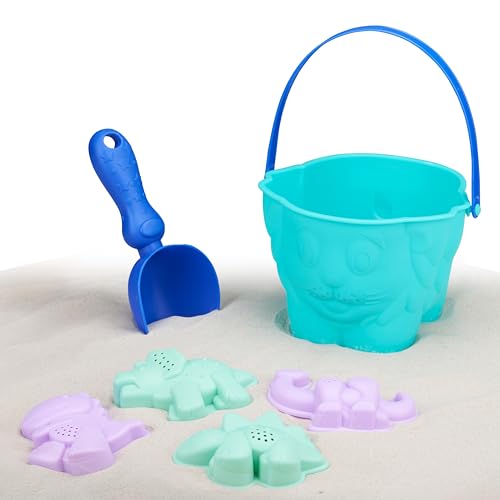 Eddy Toys Strandspielzeug - Sandspielzeug mit Eimer, Schaufel und Sandformen - Tier- und Dinosaurierthema - Für Strand und Sandkasten - ab 18 Monaten - Kunststoff Eddy Toys Strandspielzeug - Sandspielzeug mit Eimer, Schaufel und Sandformen - Tier- und Dinosaurierthema - Für Strand und Sandkasten - ab 18 Monaten - Kunststoff von Eddy Toys