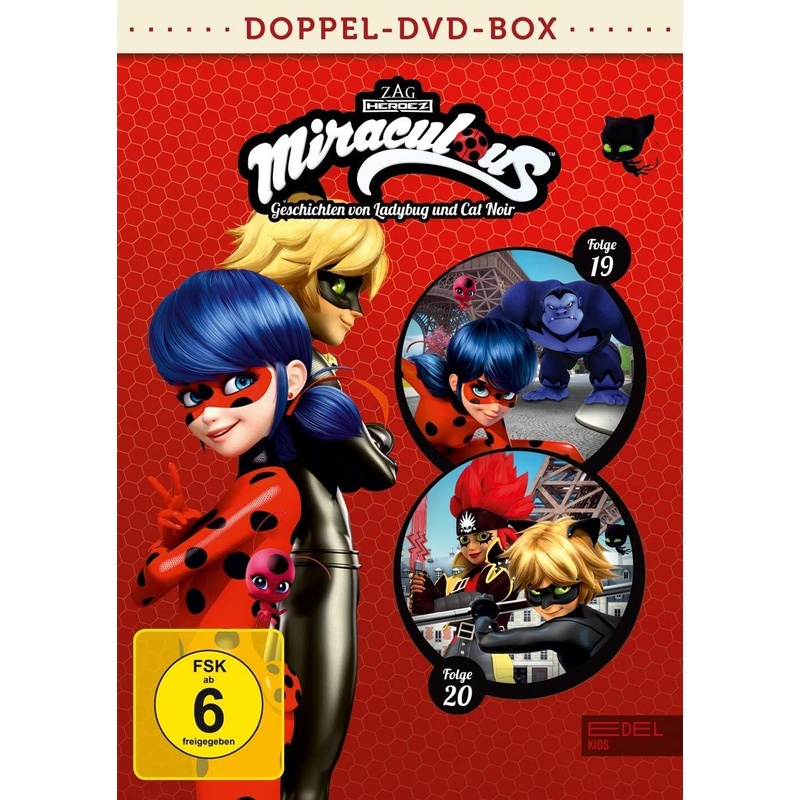 Miraculous: Geschichten von Ladybug und Cat Noir - Doppel-DVD-Box von Edel Contraire