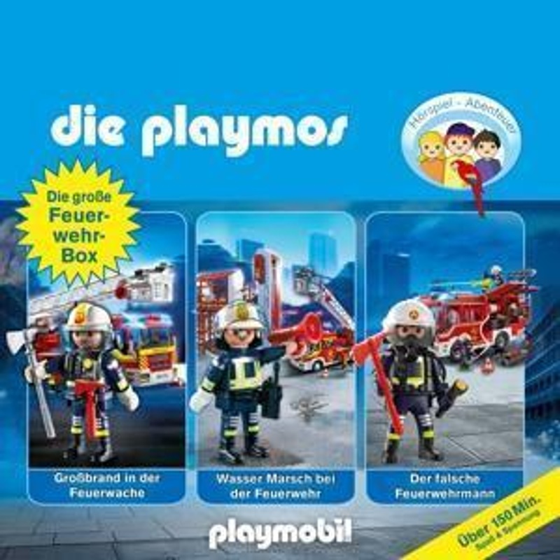 Die Playmos - Die große Feuerwehr-Box,3 Audio-CD von Edel Music & Entertainment CD / DVD