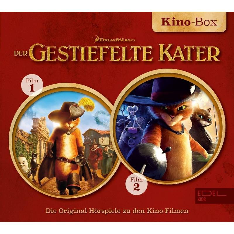 Der gestiefelte Kater - Kino-Box (1 + 2) von Edel Music & Entertainment CD / DVD
