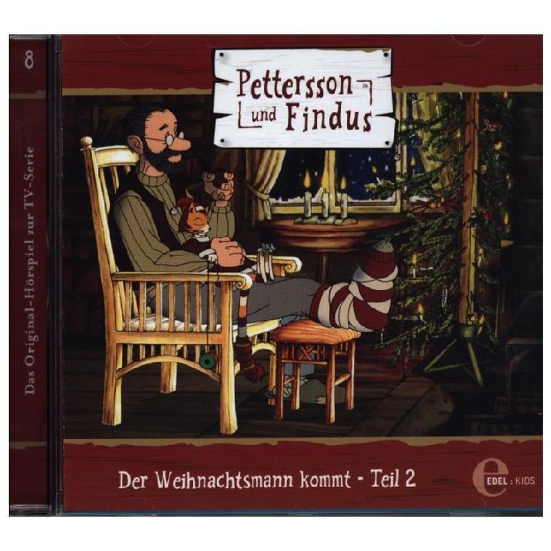 Pettersson & Findus - 8 - Pettersson und Findus - Der Weihnachtsmann kommt - Teil 2 von Edel Music & Entertainment CD / DVD