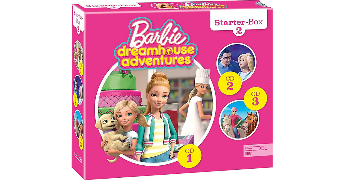 CD Barbie Dreamhouse Advent. - Box 2 (Folge 4-6), 3 CDs Hörbuch von Edel