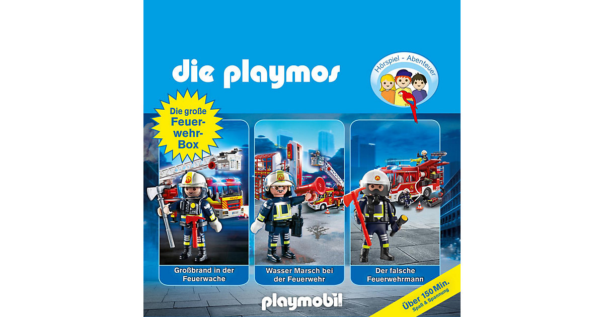 CD Die Playmos - Die große Feuerwehr-Box (3 CDs) Hörbuch von Edel