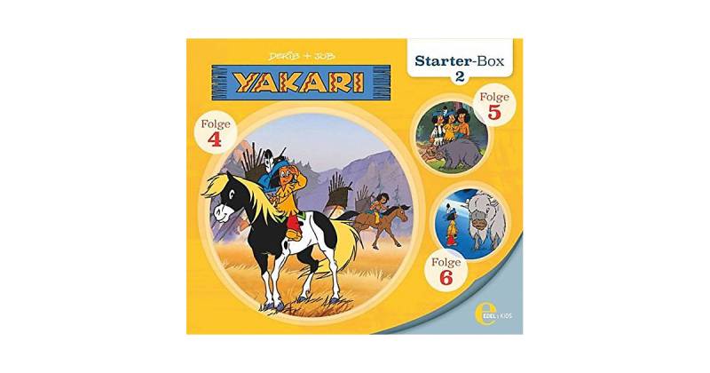 CD Yakari - Starter-Box 2 (Folgen 4-6) Hörbuch von Edel
