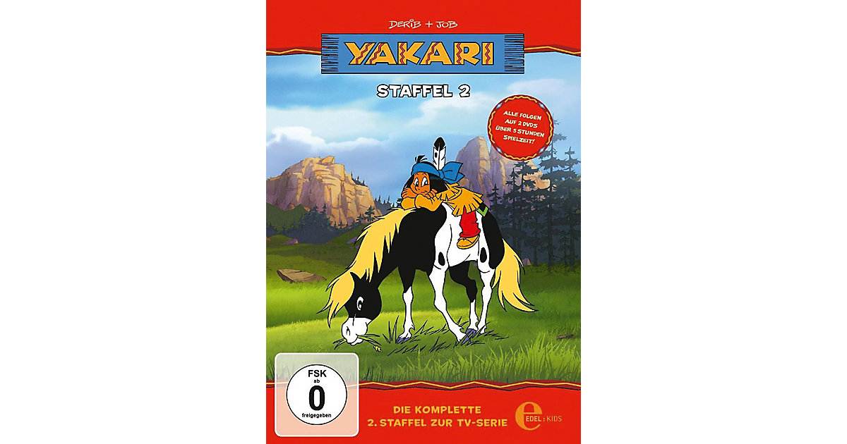 DVD Yakari - 2 Staffelbox (Staffel 2, 2 DVDs) Hörbuch von Edel
