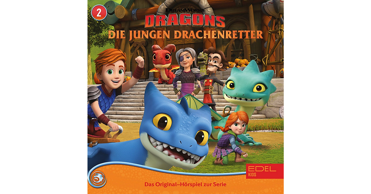Dragons - Die jungen Drachenretter. Folge.2, 1 Audio-CD Hörbuch Dragons - Die jungen Drachenretter. Folge.2, 1 Audio-CD Hörbuch von Edel
