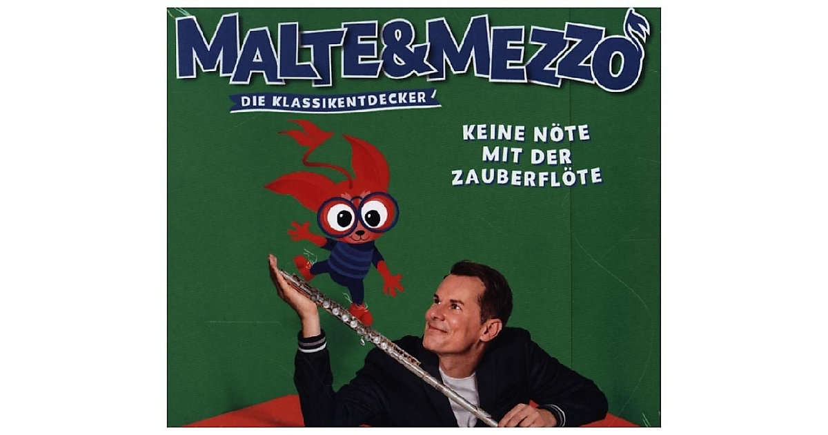 Malte & Mezzo - Kein Nöte mit der Zauberflöte, 1 Audio-CD Hörbuch von Edel