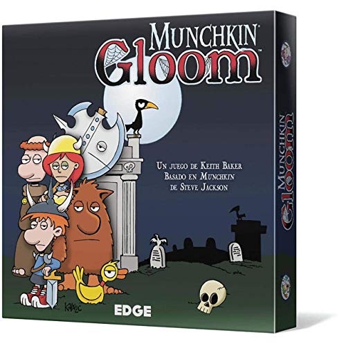 Edge Entertainment - Munchkin Gloom - Spanisch, Mehrfarbig (EEAGGL07) von Edge Entertainment