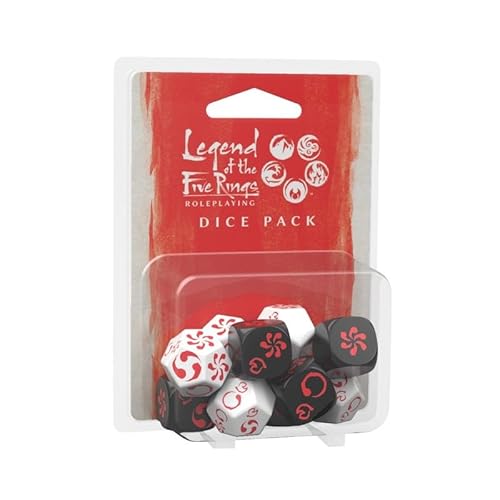 Die Legende der fünf Ringe – Rollenspiel – Gesellschaftsspiel – Würfelset von Edge Studio