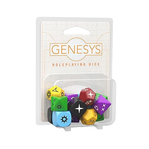 Edge, Genesys RPG: Rollenspiel-Würfel, RPG, Mehrfarbig Edge, Genesys RPG: Rollenspiel-Würfel, RPG, Mehrfarbig von Edge Studio