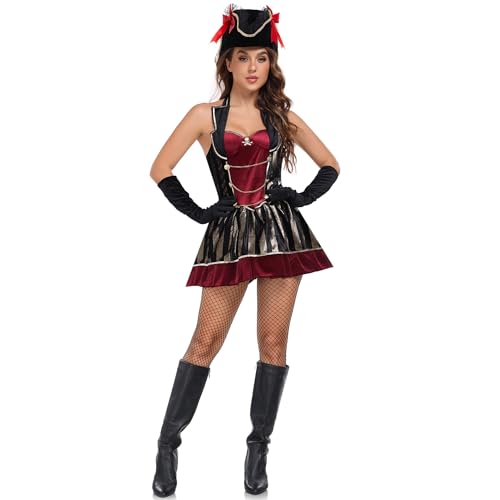 Edhomenn Niedliches Halloween-Outfit für Damen, Feen-Minikleid mit Schmetterlingsflügeln, Set, Motto-Party, Cosplay-Kostüm (04 Schwarz, M) von Edhomenn