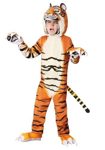 Edhomenn Tierkostüm, Hirschkostüm für Kinder, Jungen, Mädchen, Rollenspiel, langärmelig, mit Kapuze, Strampler, Leopardenmuster, Cosplay-Kostüm, Jumpsuits (Braun, 3–4T) von Edhomenn
