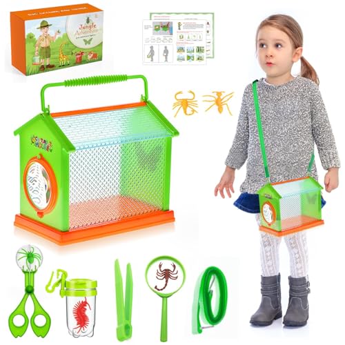 Editbar Insekten Forscherset Kinder,Forscherset für Kinder,Insekten Beobachtungsbox,12-teiliges Entdecker Set mit Insektenfänger,Auffangflasche,Lupe,für Naturerkundungen und Abenteuer Geschenk Editbar Insekten Forscherset Kinder,Forscherset für Kinder,Insekten Beobachtungsbox,12-teiliges Entdecker Set mit Insektenfänger,Auffangflasche,Lupe,für Naturerkundungen und Abenteuer Geschenk von Editbar