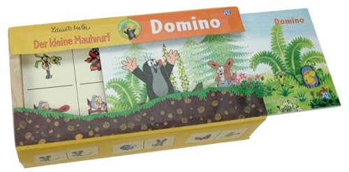 Trötsch 39223 - Domino kleine Maulwurf, Holzschachtel von Trötsch