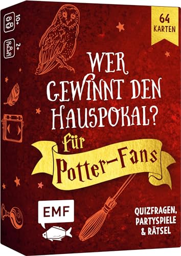 Kartenbox: Wer gewinnt den Hauspokal? Das Partyspiel für alle Harry Potter-Fans: Über 60 magische Aktionskarten mit Quizfragen, kniffligen Rätseln und lustigen Spielideen Kartenbox: Wer gewinnt den Hauspokal? Das Partyspiel für alle Harry Potter-Fans: Über 60 magische Aktionskarten mit Quizfragen, kniffligen Rätseln und lustigen Spielideen von Edition Michael Fischer / EMF Verlag